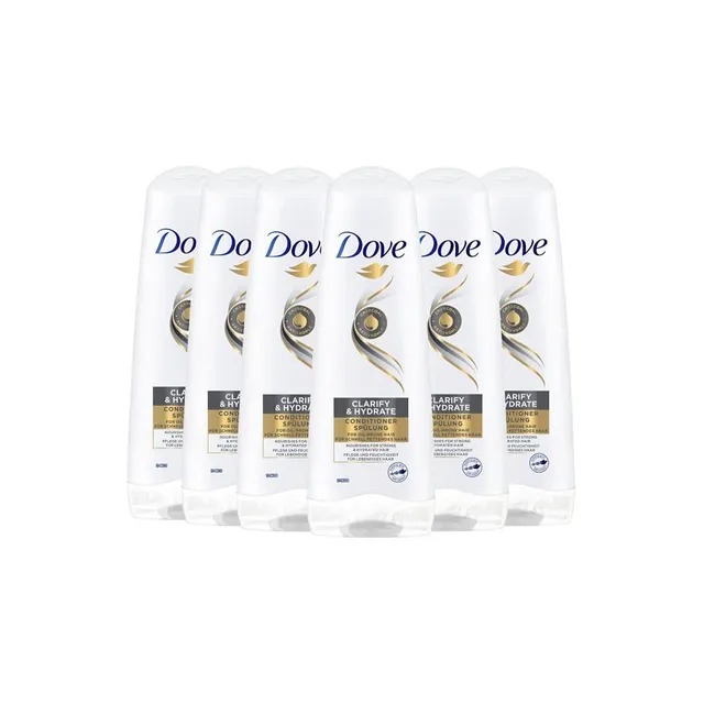 dove-conditioner-clarify-hydrate-haarsp-lung-mit-aktivkohle-6-x-200-ml-sparpack- image 1