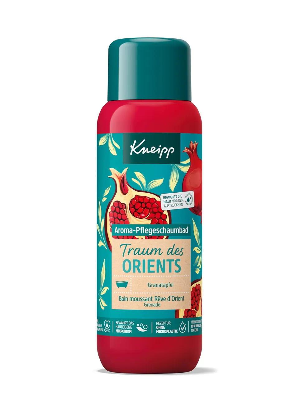 kneipp-aroma-pflegeschaumbad-traum-des-orients-400-ml-schaumbad-mit-granatapfel- image 1