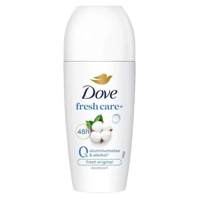dove-fresh-care-deo-roll-on-fresh-original-48h-schutz-ohne-aluminiumsalze-50-ml image 1