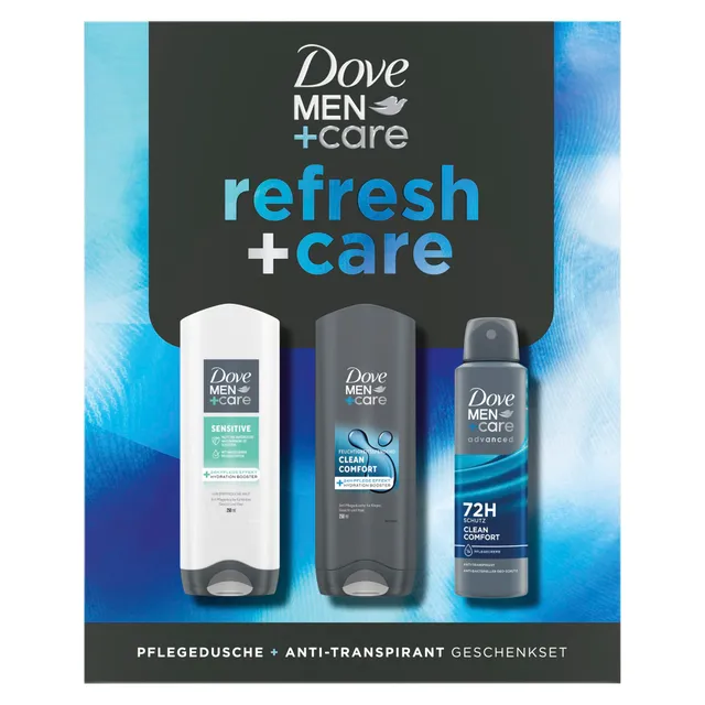 dove-men-care-geschenkbox-refresh-care-2x-3-in-1-pflegedusche-sensitive-clean-co image 1