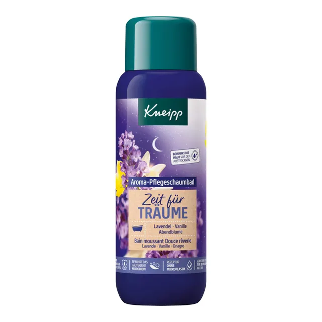 kneipp-aroma-pflegeschaumbad-zeit-f-r-tr-ume-400-ml-lavendel-vanille-badezusatz image 1