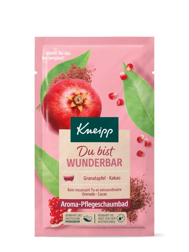 kneipp-aroma-pflegeschaumbad-du-bist-wunderbar-50-ml-badezusatz-mit-granatapfel- image 1