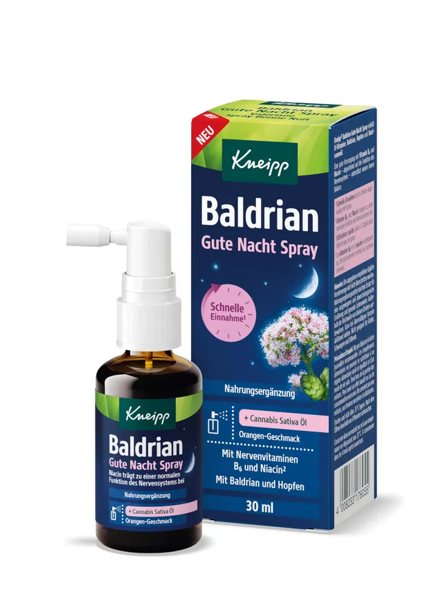 kneipp-baldrian-gute-nacht-spray-nervensystem-spray-mit-baldrian-hopfen-cannabis image 1