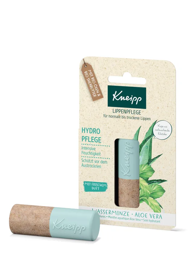 kneipp-lippenpflege-hydro-pflege-bio-le-bio-sheabutter-wasserminze-aloe-vera-4-7 image 1