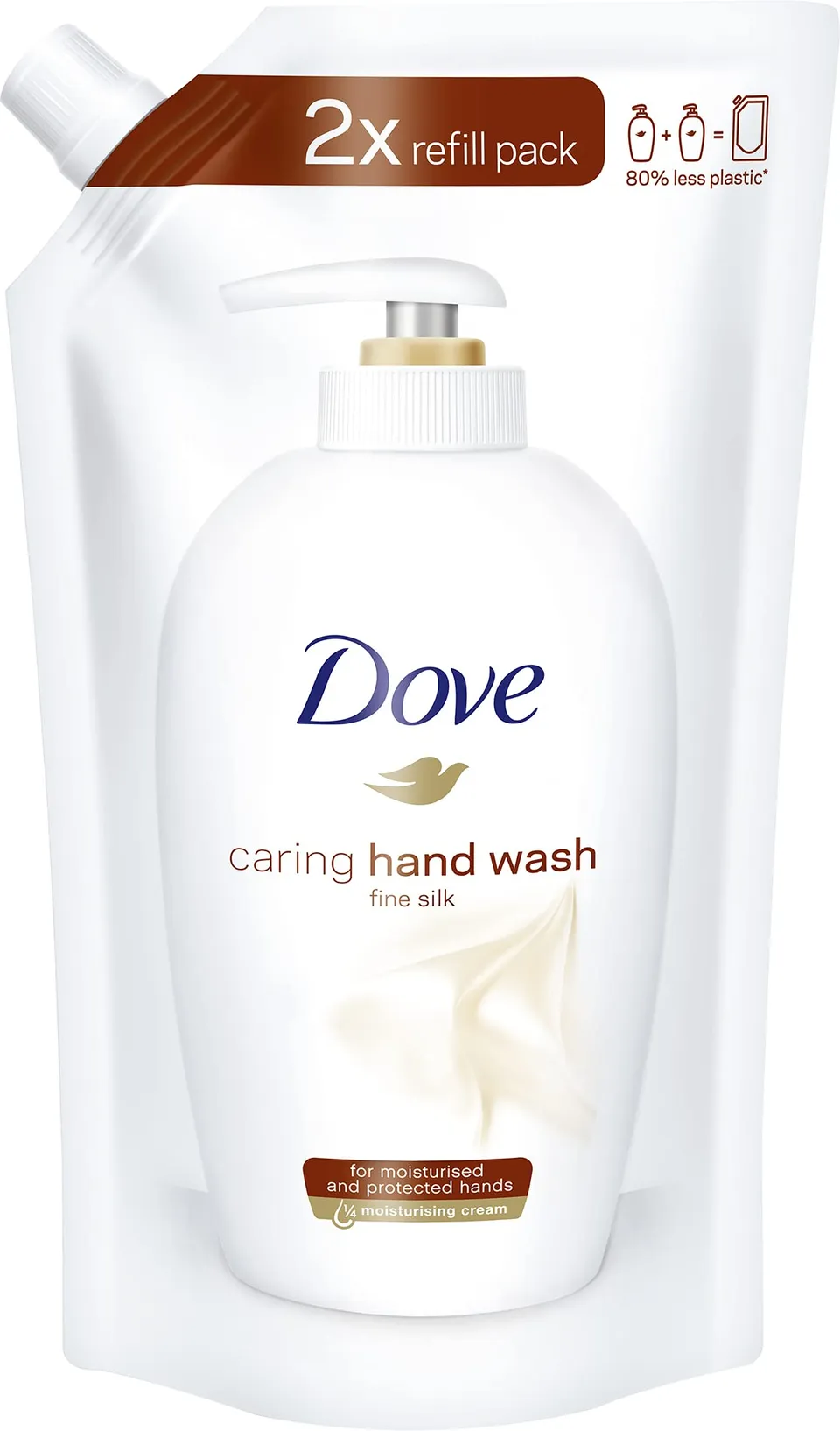 dove-pflegende-hand-waschlotion-fine-silk-nachf-llbeutel-500-ml-milde-fl-ssigsei image 1