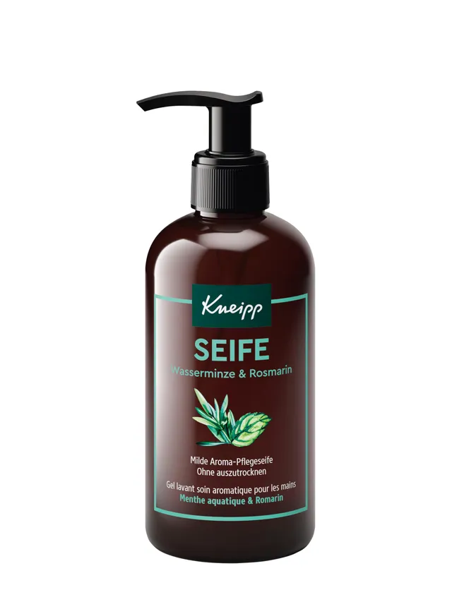 kneipp-aroma-pflegeseife-wasserminze-rosmarin-milde-fl-ssigseife-zur-gr-ndlichen image 1