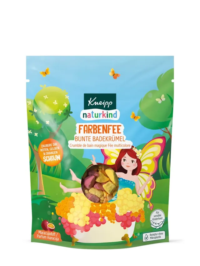 kneipp-naturkind-farbenfee-badekr-mel-100-g-buntes-farbsprudelbad-mit-maracuja-d image 1