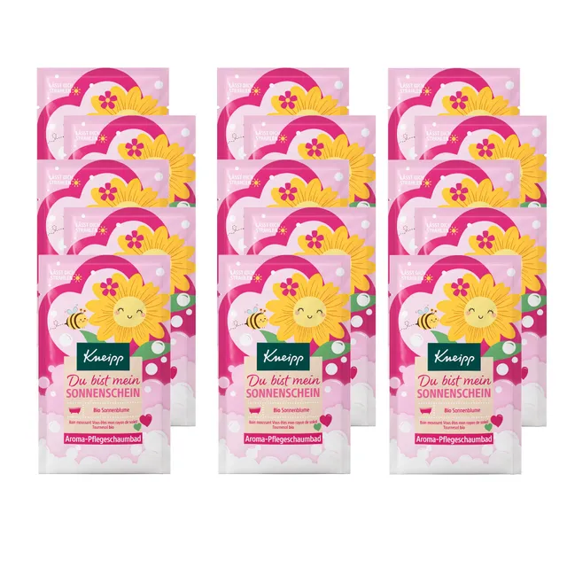 kneipp-aroma-pflegeschaumbad-du-bist-mein-sonnenschein-15-x-50-ml-multipack image 1