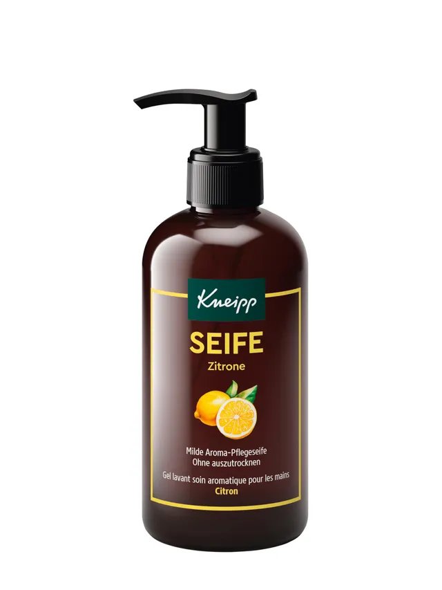 kneipp-milde-aroma-pflegeseife-zitrone-mit-nat-rlichen-therischen-len-250-ml image 1