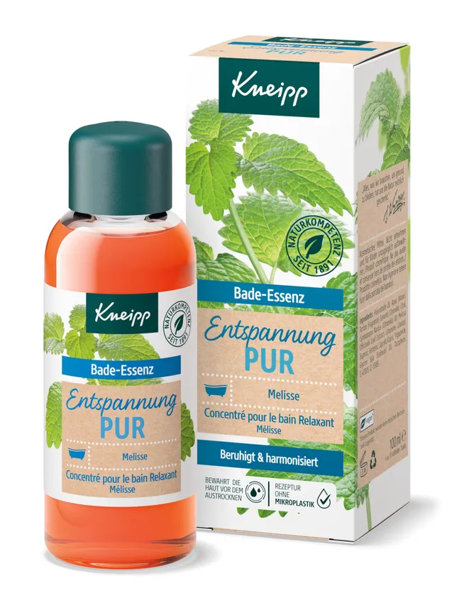 kneipp-bade-essenz-entspannung-pur-bade-l-mit-indischer-melisse-zitronenmelissen image 1