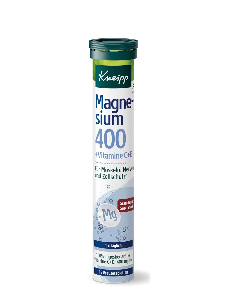 kneipp-brausetabletten-magnesium-400-vitamin-c-e-granatapfel-geschmack-15-brause image 1