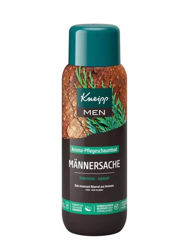 kneipp-men-aroma-pflegeschaumbad-m-nnersache-400-ml-mit-zedernholz-l-und-jojoba- image 1