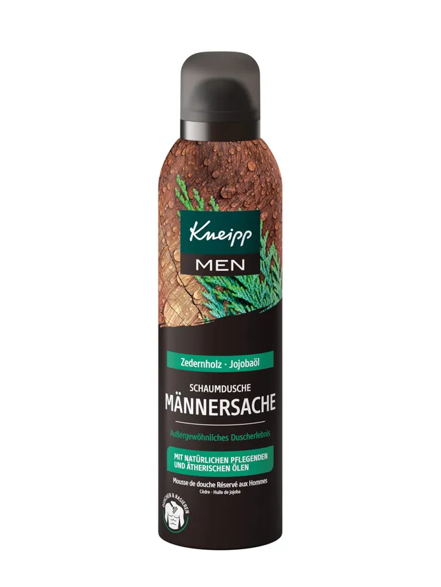 kneipp-schaumdusche-m-nnersache-zedernholz-jojoba-l-200-ml image 1
