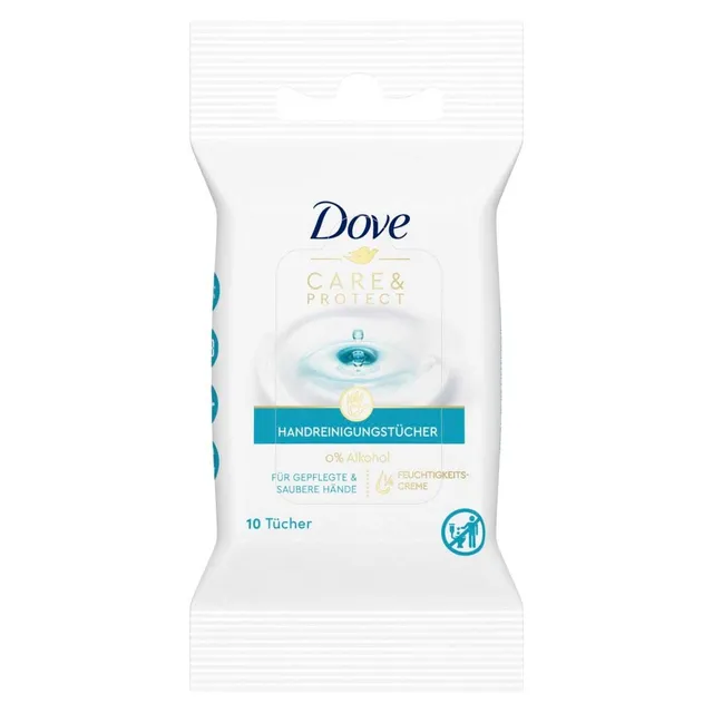 dove-care-protect-handreinigungst-cher-0-alkohol-mit-1-4-feuchtigkeitscreme-10-t image 1