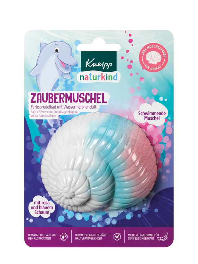kneipp-naturkind-farbsprudelbad-zaubermuschel-wassermelone-traubenkern-avocado-l image 1