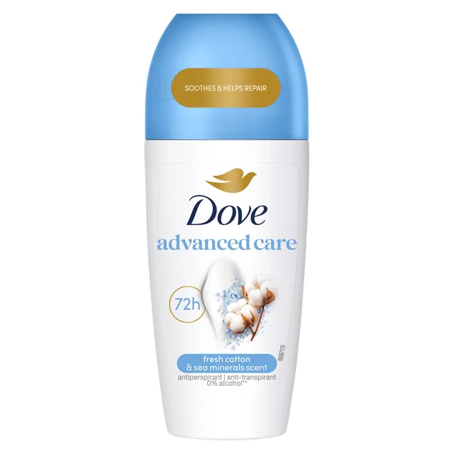 dove-advanced-care-anti-transpirant-roll-on-baumwoll-meeresmineralienduft-72h-sc image 1