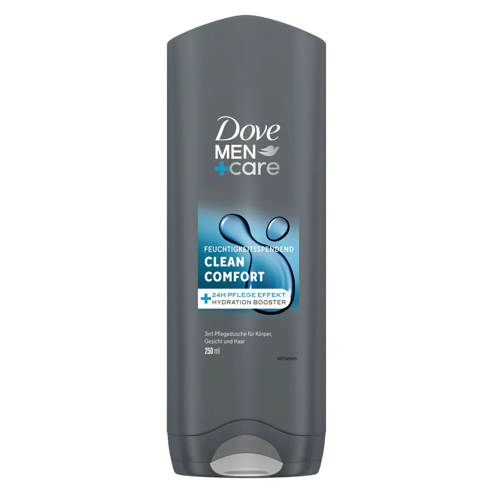 dove-men-care-3-in-1-pflegedusche-clean-comfort-6-x-250-ml-duschgel-f-r-k-rper-g image 1