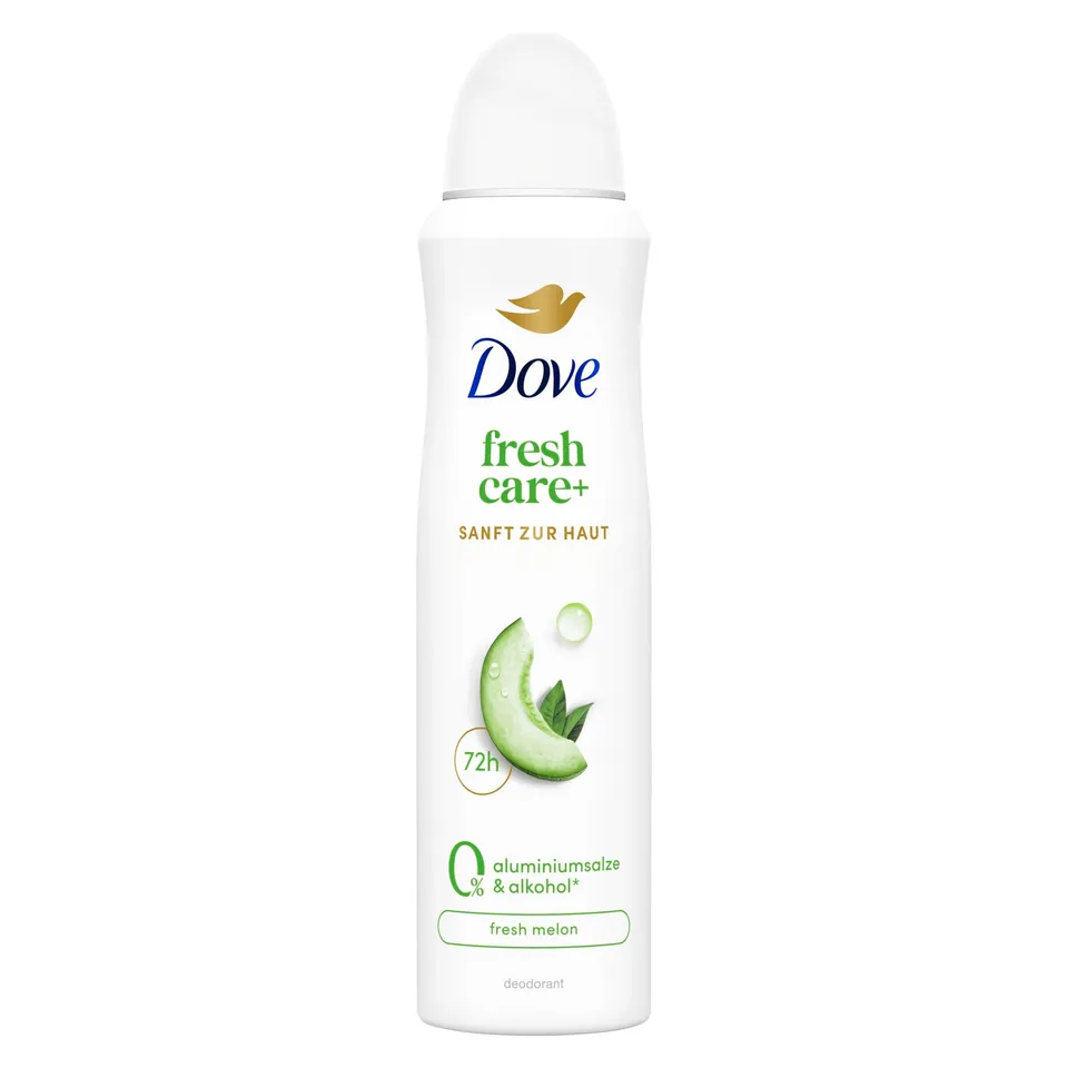 dove-fresh-care-deo-spray-fresh-melon-72h-schutz-ohne-aluminiumsalze-150-ml image 1