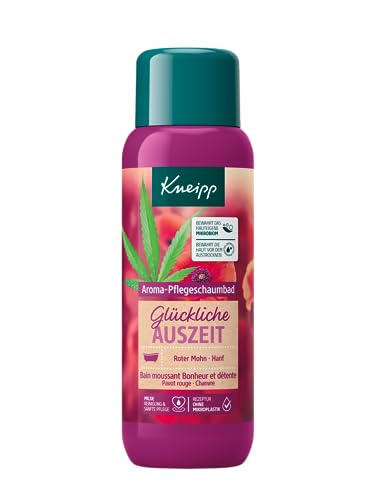 kneipp-aroma-pflegeschaumbad-gl-ckliche-auszeit-400-ml-mit-rotem-mohn-hanf image 7