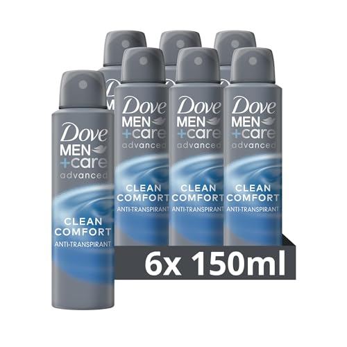 dove-men-care-advanced-anti-transpirant-spray-clean-comfort-6-x-150-ml-deo-mit-7 image 8