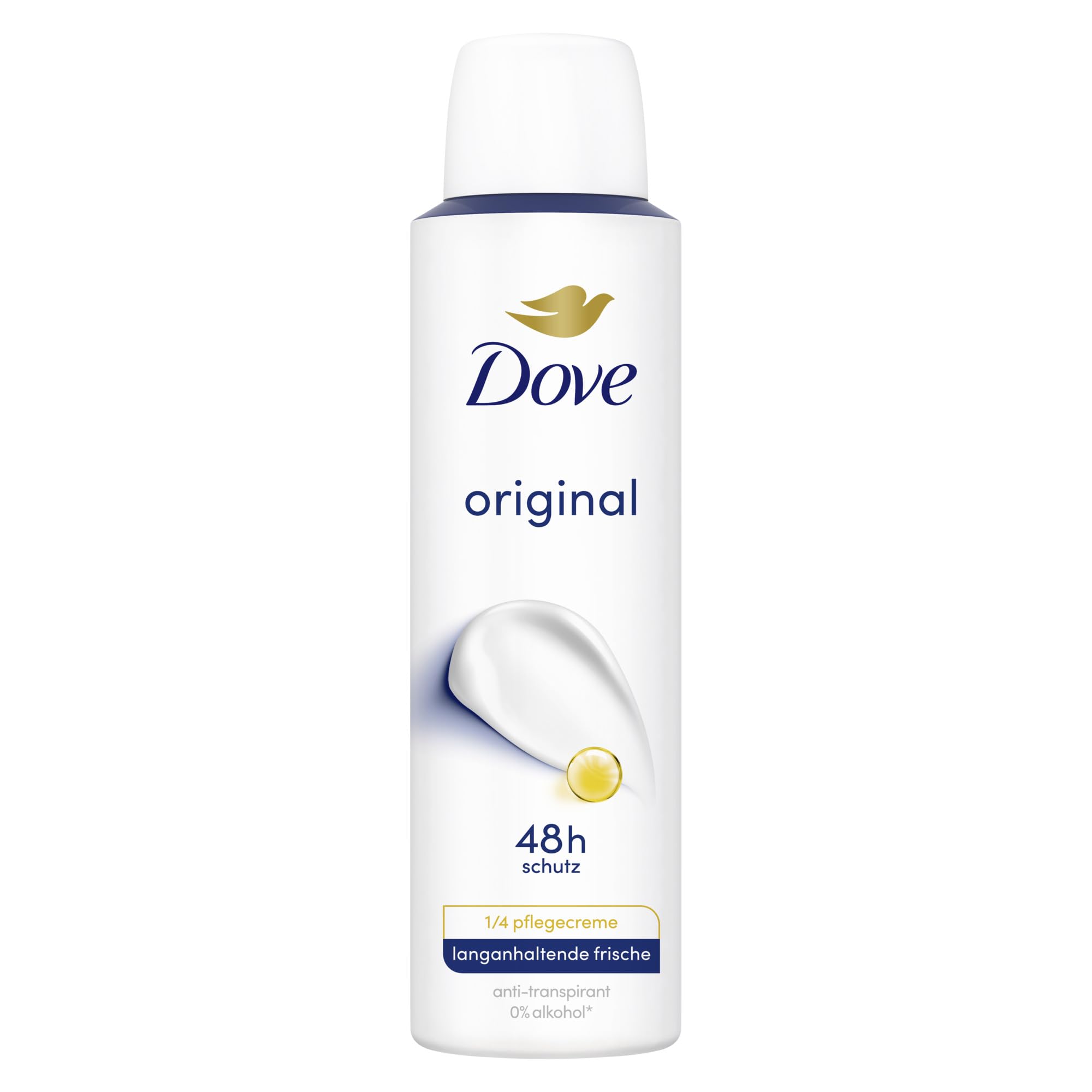 dove-deo-spray-original-anti-transpirant-mit-48h-schutz-pflegecreme-150-ml image 1