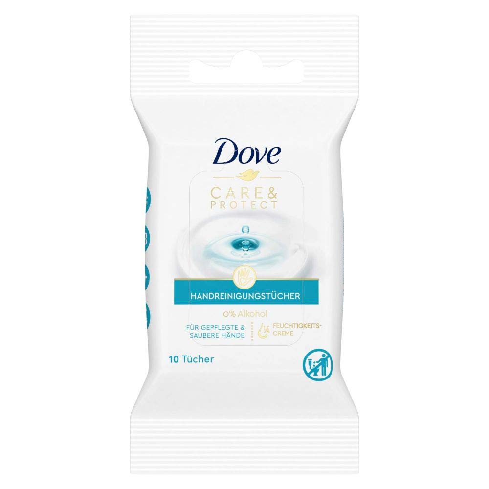 dove-care-protect-handreinigungst-cher-0-alkohol-mit-1-4-feuchtigkeitscreme-10-t image 1