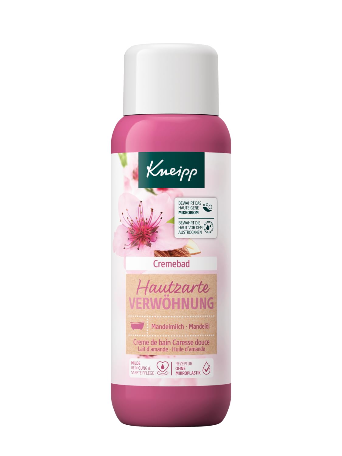 kneipp-cremebad-hautzarte-verw-hnung-400-ml-badezusatz-mit-mandelmilchextrakt-ma image 1