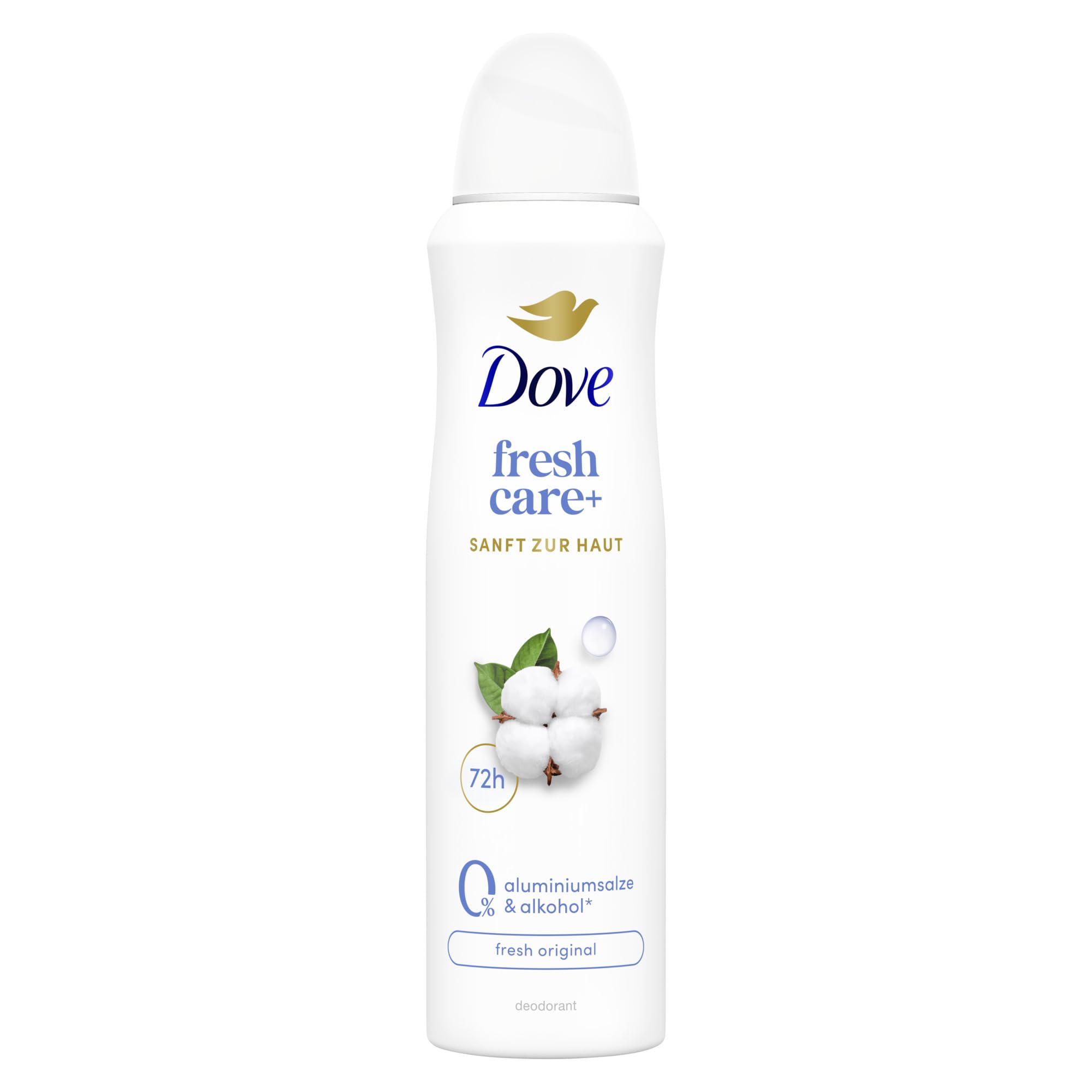 dove-fresh-care-deo-spray-fresh-original-72h-schutz-ohne-aluminiumsalze-150-ml image 1