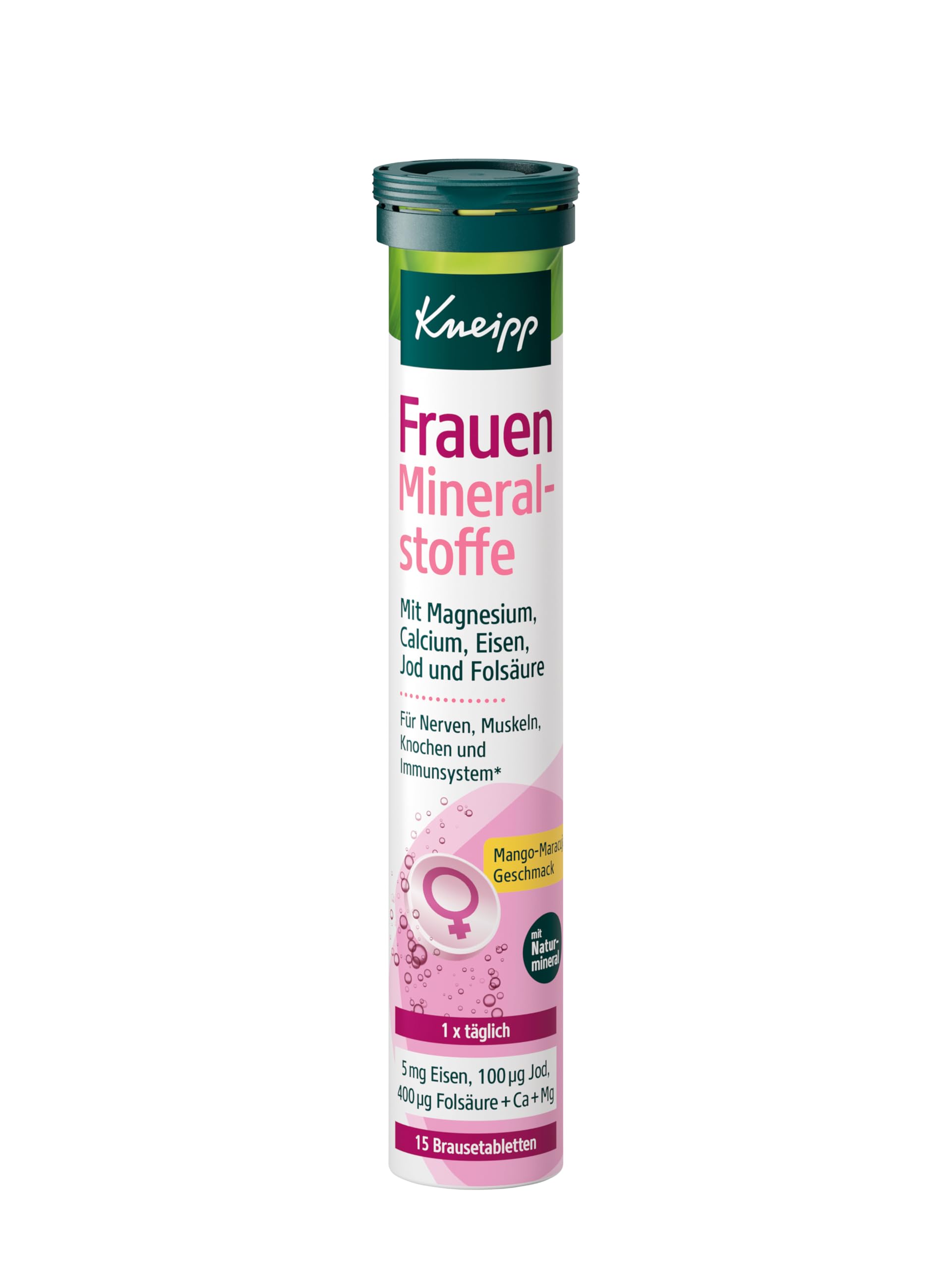 kneipp-brausetabletten-frauen-mineralstoffe-15-st-ck-mit-calcium-magnesium-vitam image 1