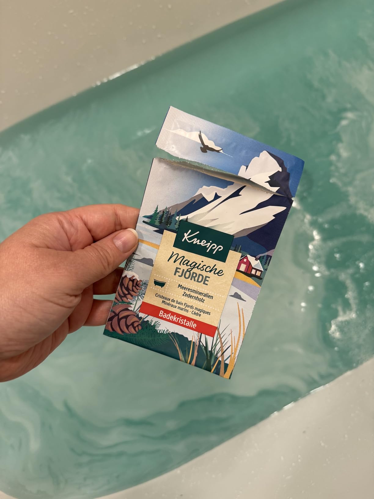 Nordische Ruhe in der Badewanne