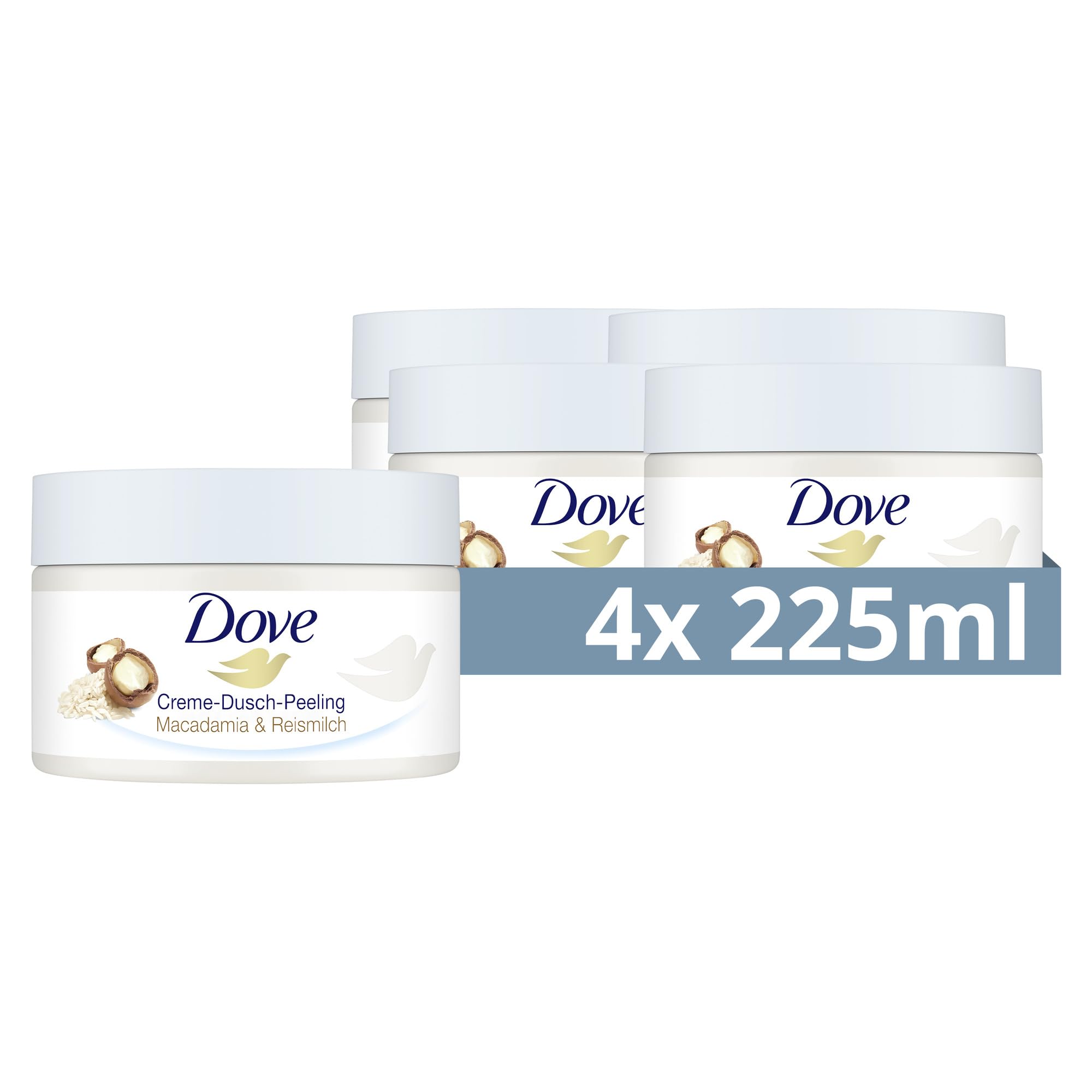 dove-creme-dusch-peeling-macadamia-reismilch-body-scrub-4x-225-ml-k-rperpeeling- image 1