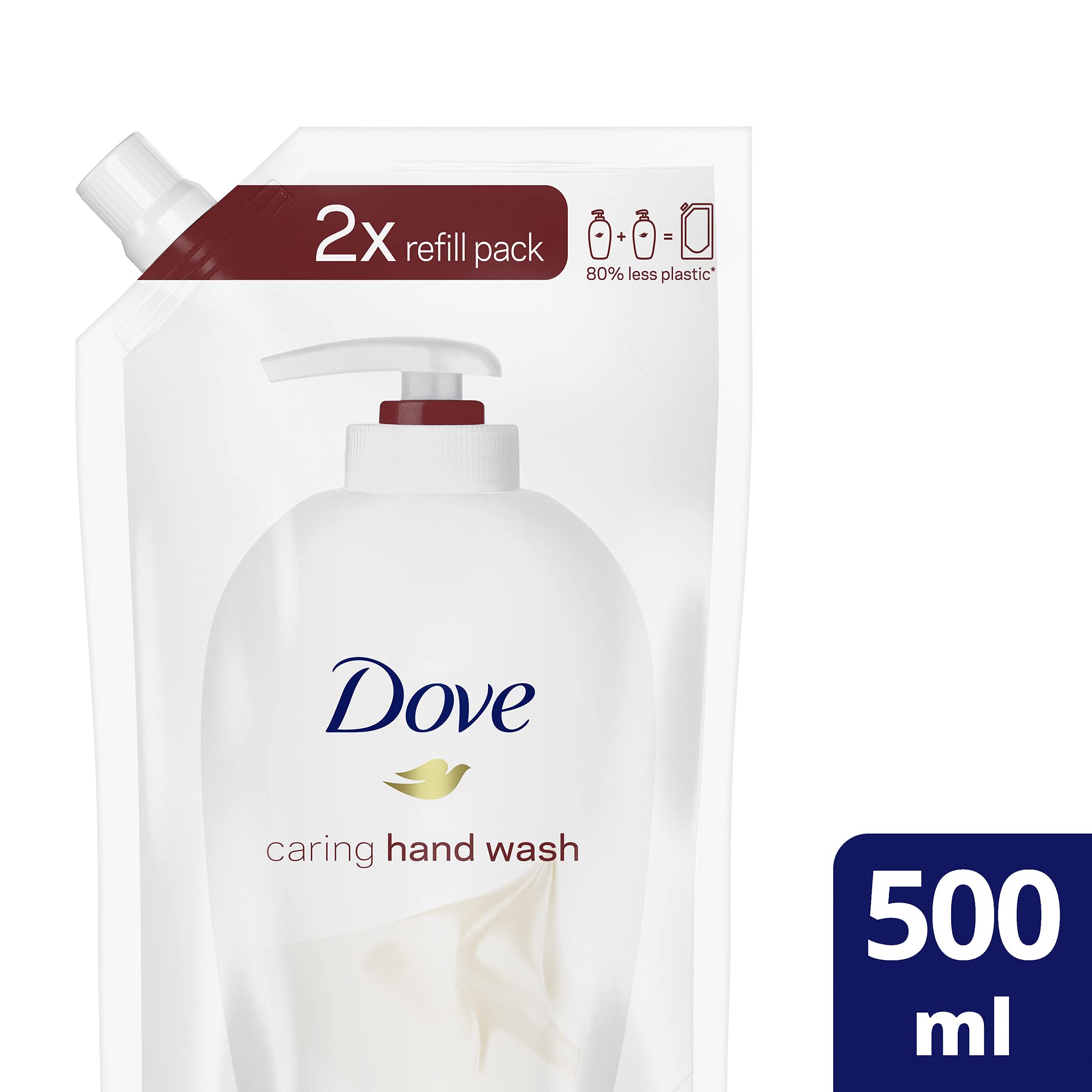 dove-pflegende-hand-waschlotion-fine-silk-nachf-llbeutel-500-ml-milde-fl-ssigsei image 2