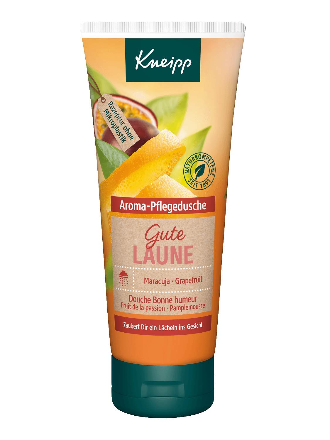 kneipp-aroma-pflegedusche-gute-laune-200-ml-duschgel-mit-maracuja-grapefruit image 1