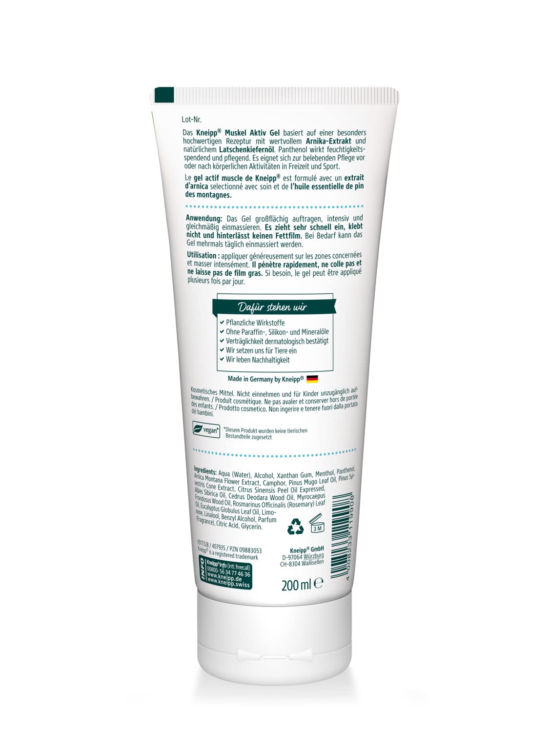 kneipp-muskel-aktiv-gel-mit-arnika-und-latschenkiefer-200-ml-muscle-gel image 2