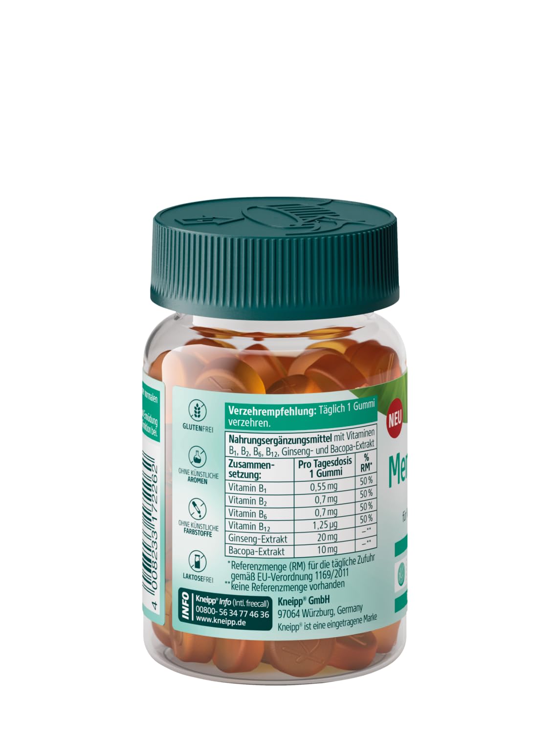 kneipp-mentaler-fokus-gummies-vitamin-b-komplex-b1-b2-b6-b12-mit-bacopa-und-gins image 2