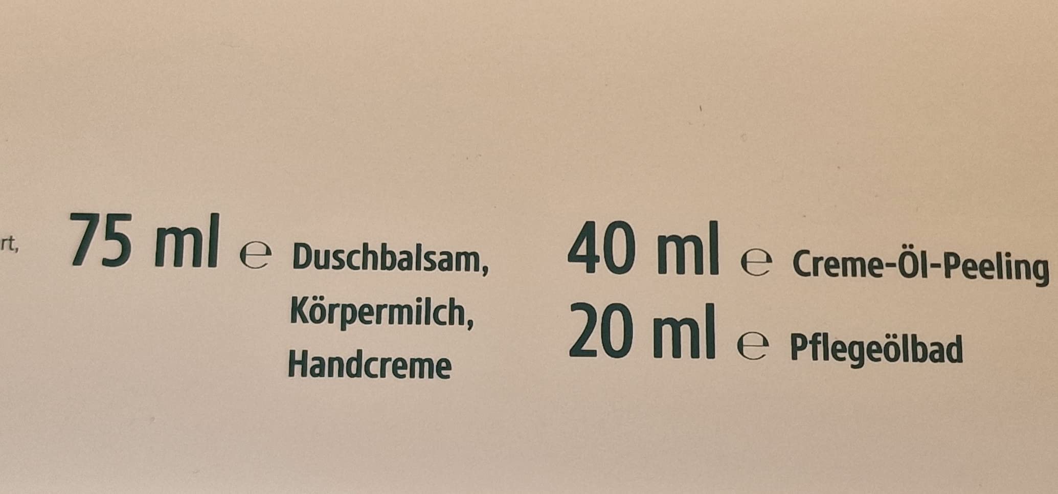 Schön, kleine Größen