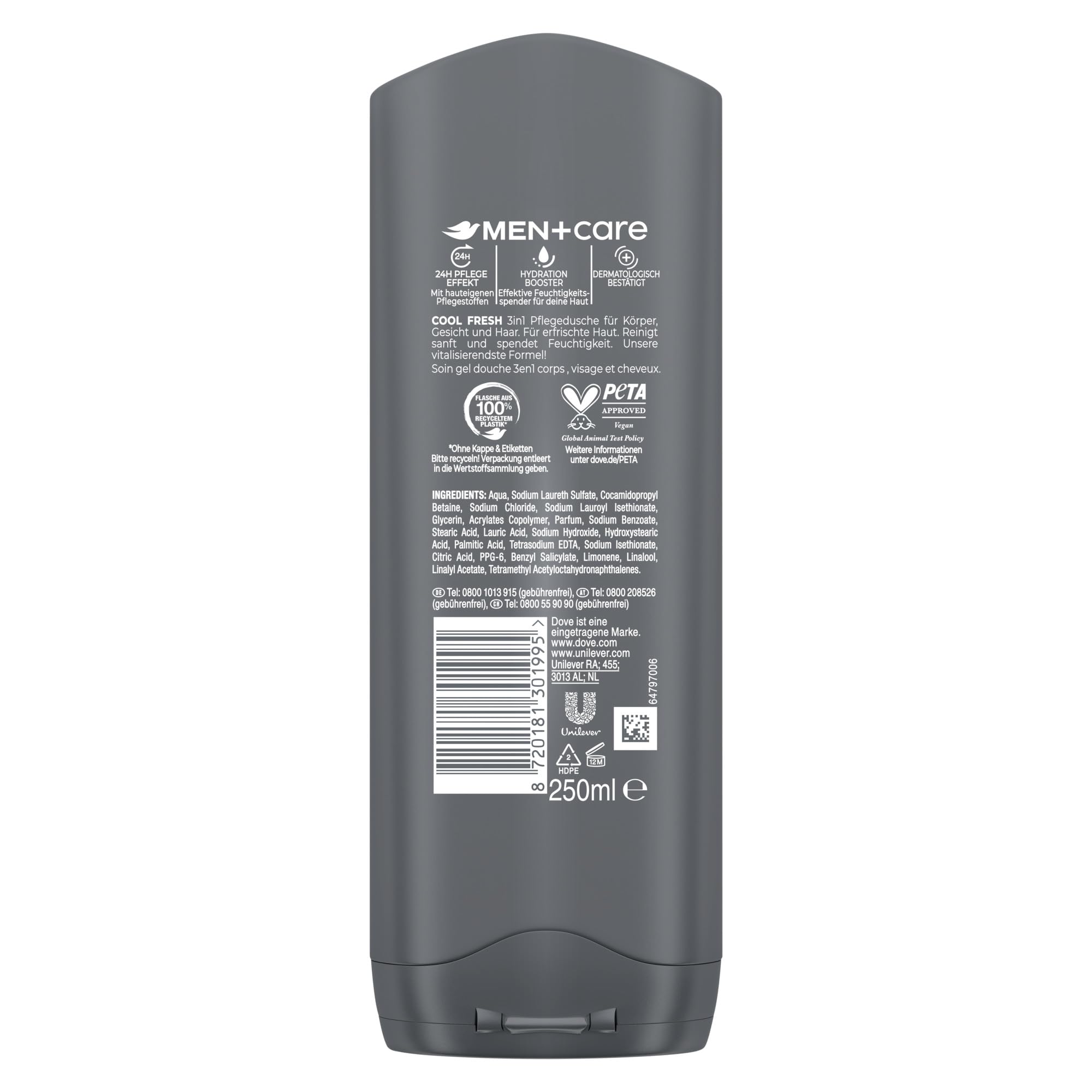 dove-men-care-3-in-1-pflegeduschgel-cool-fresh-6-x-250-ml-f-r-k-rper-gesicht-und image 3