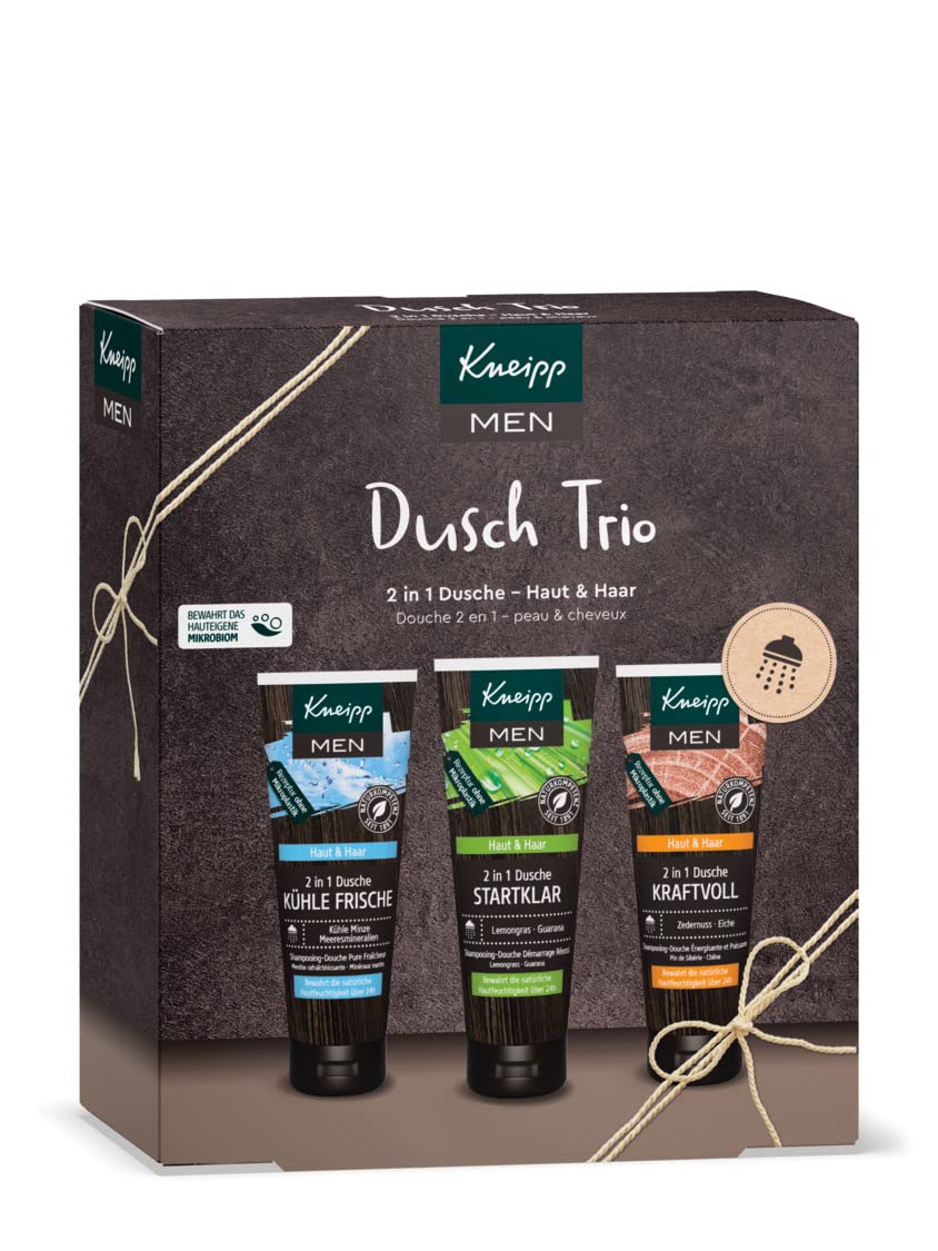 kneipp-men-geschenkset-dusch-trio-3-x-75-ml-2-in-1-duschgele-f-r-haut-haar-k-hle image 1