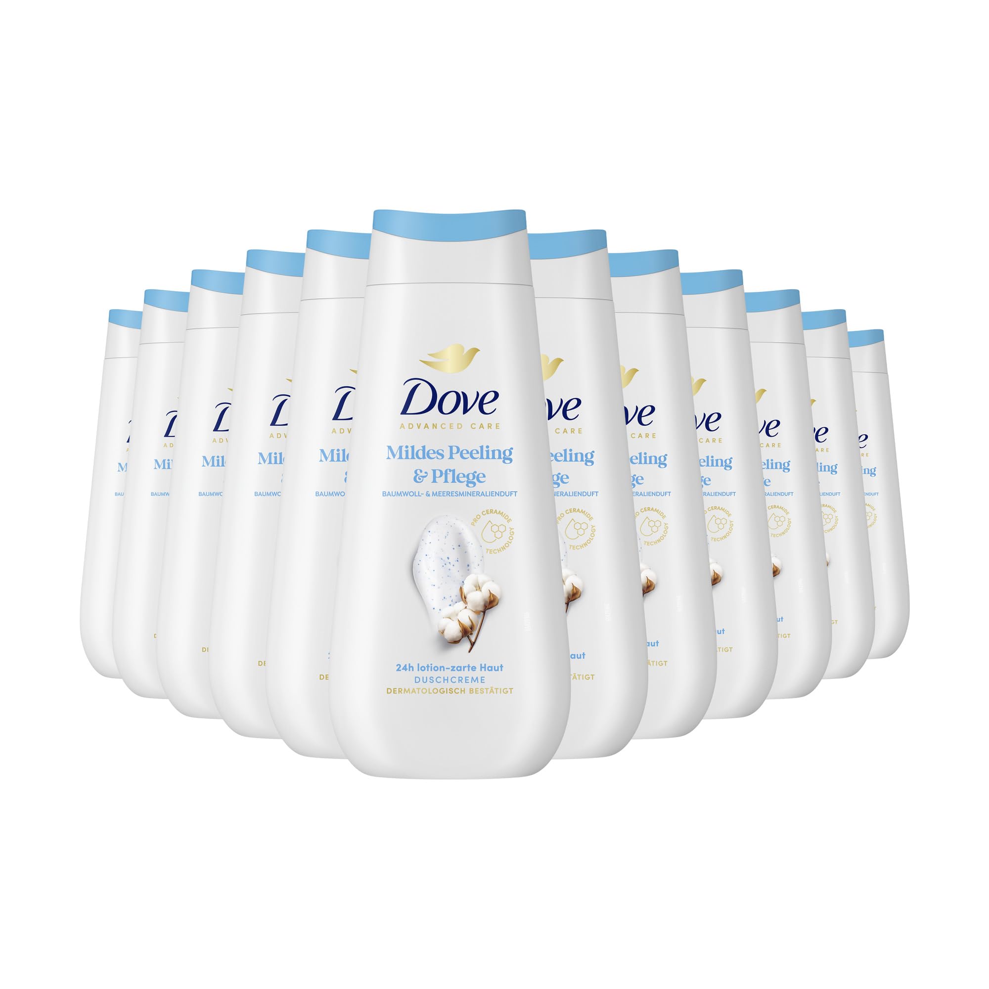 dove-advanced-care-duschcreme-mildes-peeling-pflege-pro-ceramide-12x225-ml-mehrp image 2