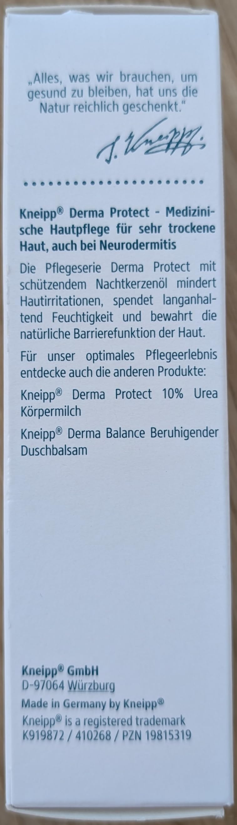 Mein Standard bei Ekzemen