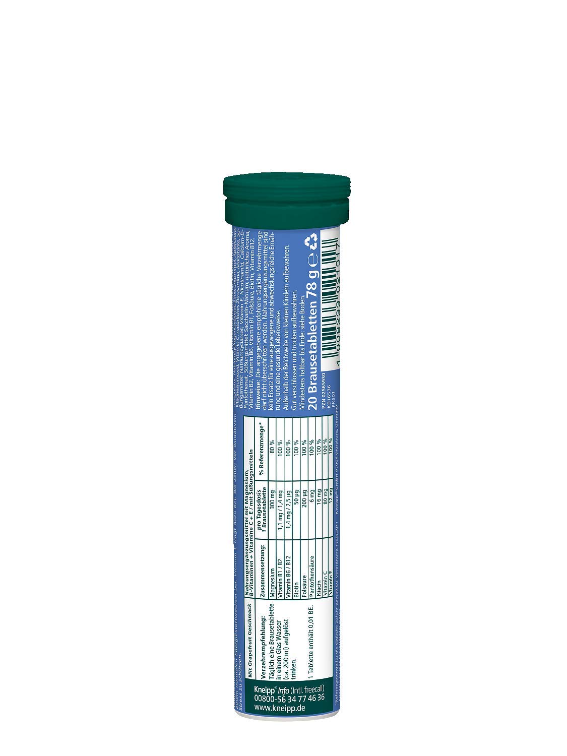 kneipp-magnesium-mit-vitaminen-b-c-e-brausetabletten-grapefruit-geschmack image 2