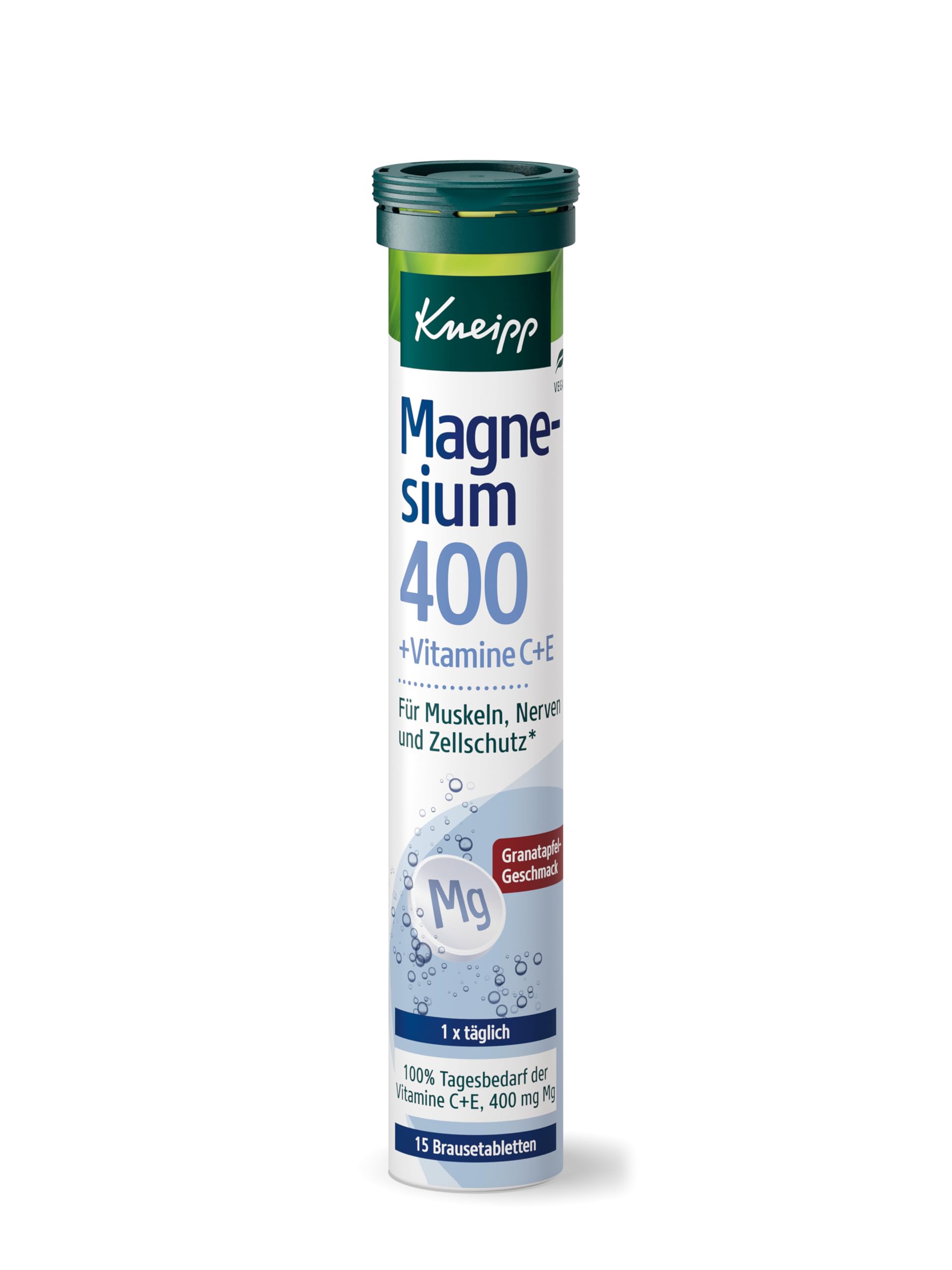 kneipp-brausetabletten-magnesium-400-vitamin-c-e-granatapfel-geschmack-15-brause image 1