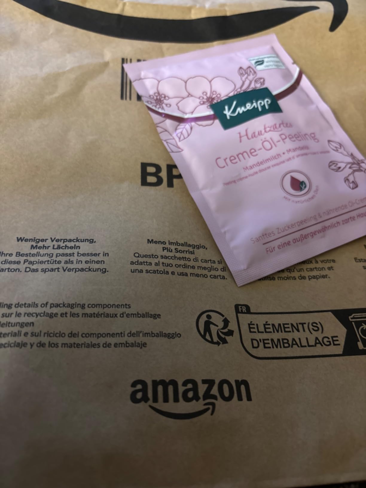 Sanftes Peeling für empfindliche Haut