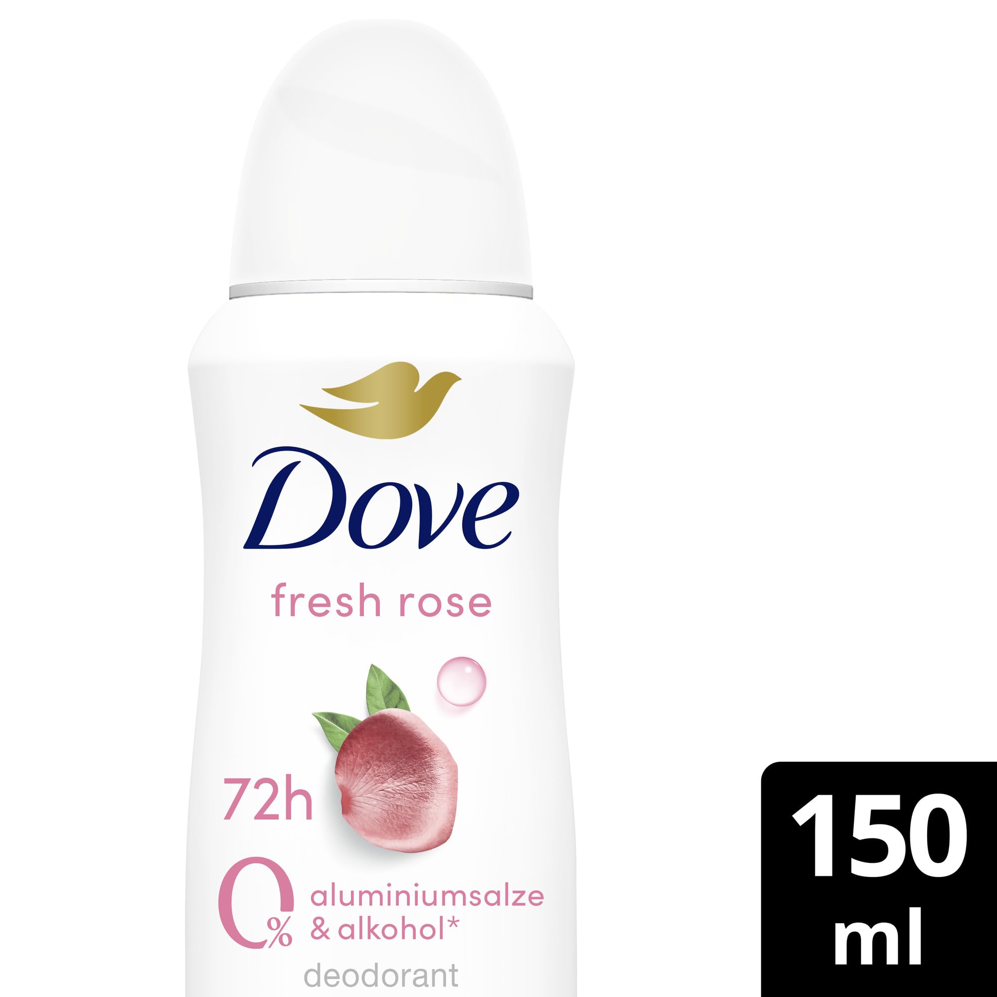 dove-fresh-care-deo-spray-fresh-rose-72h-schutz-ohne-aluminiumsalze-150-ml image 2