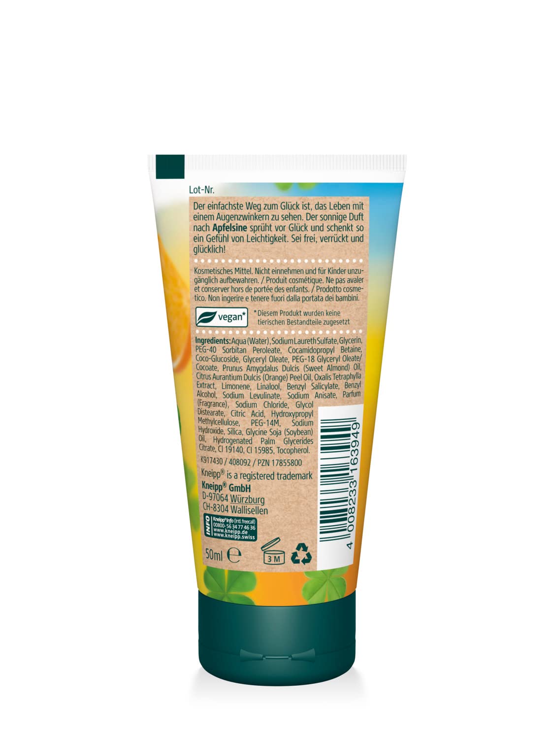 kneipp-aroma-pflegedusche-sei-frei-verr-ckt-und-gl-cklich-50-ml-reisegr-e-erfris image 2
