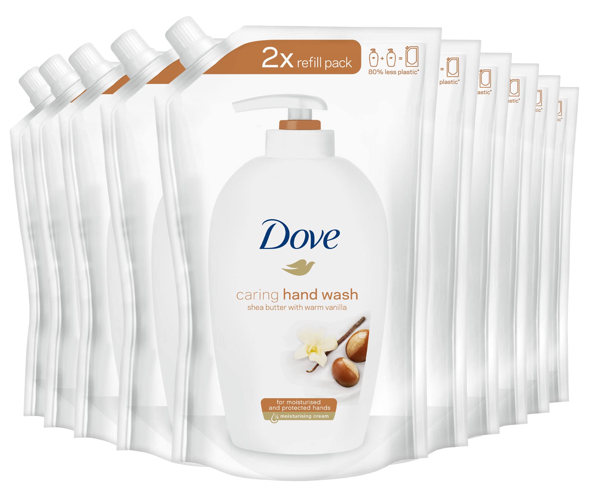dove-pampering-care-hand-waschlotion-sheabutter-vanille-nachf-llpack-10-x-500-ml image 1