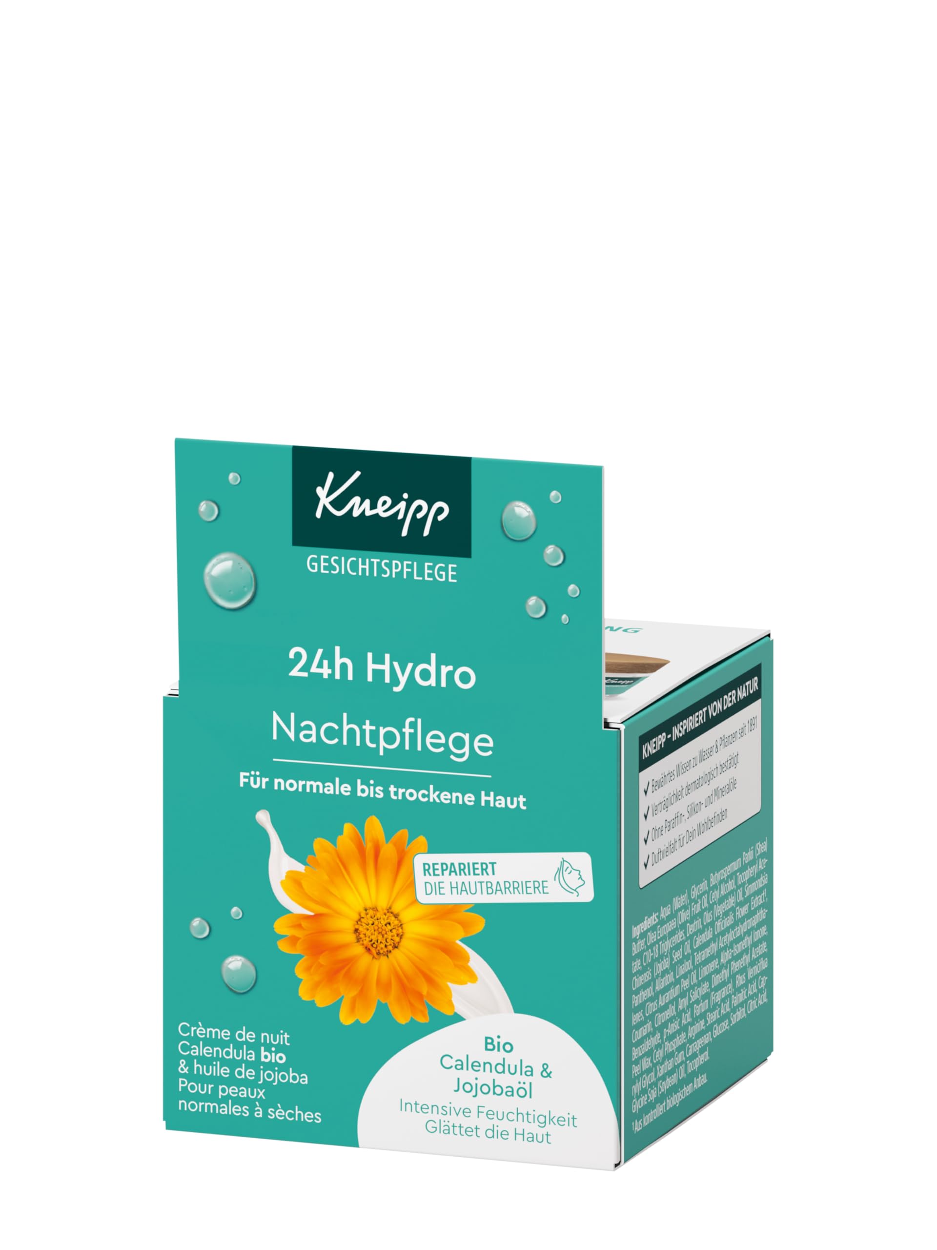 kneipp-24h-hydro-nachtpflege-gesichtscreme-50-ml-bio-calendula-vitamin-e-f-r-nor image 2