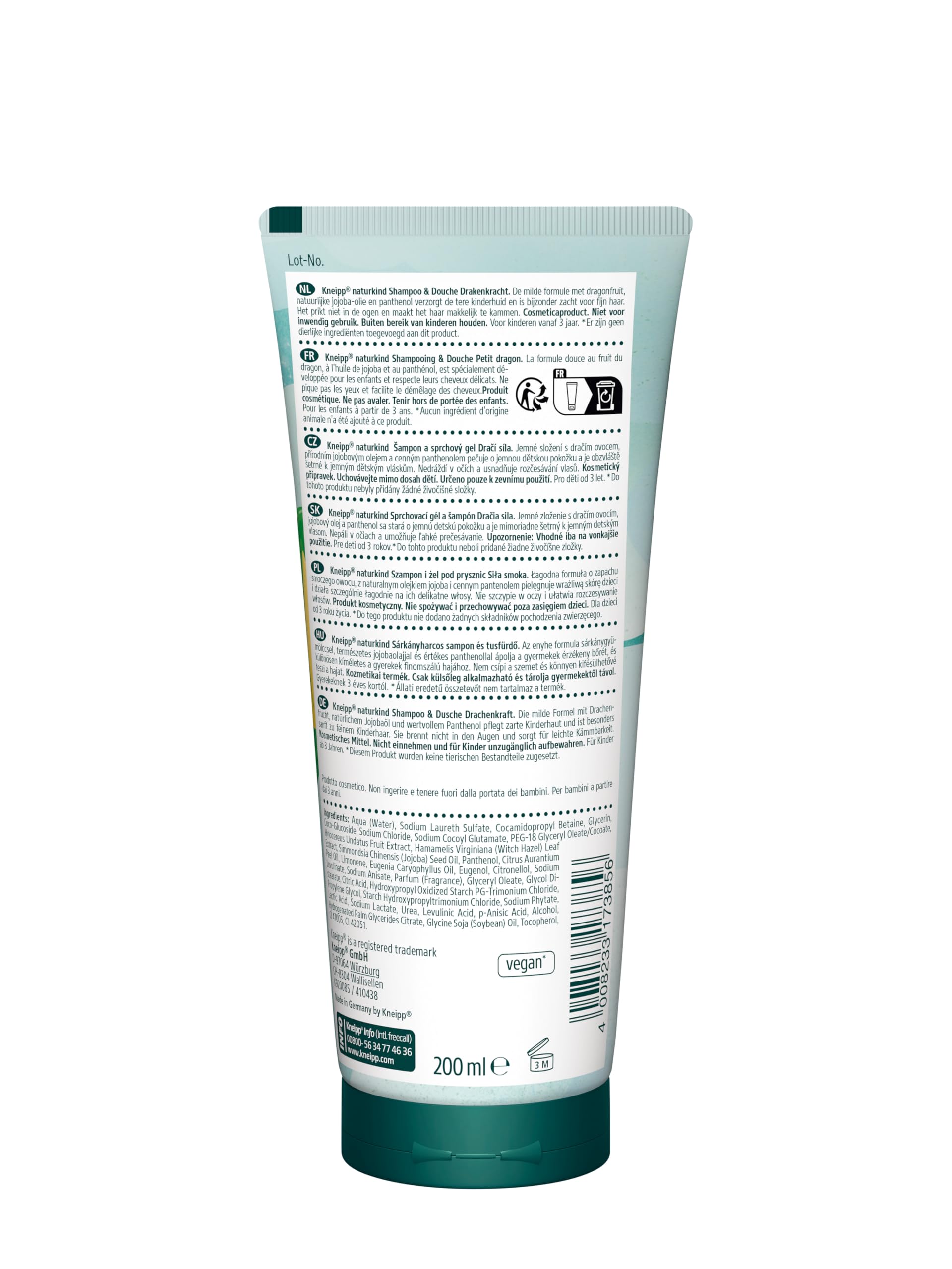 kneipp-naturkind-drachenkraft-shampoo-dusche-200-ml-tr-nenfreies-2-in-1-f-r-kind image 2