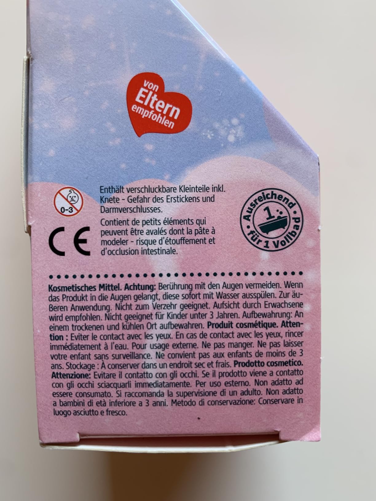 Bei uns verklebt