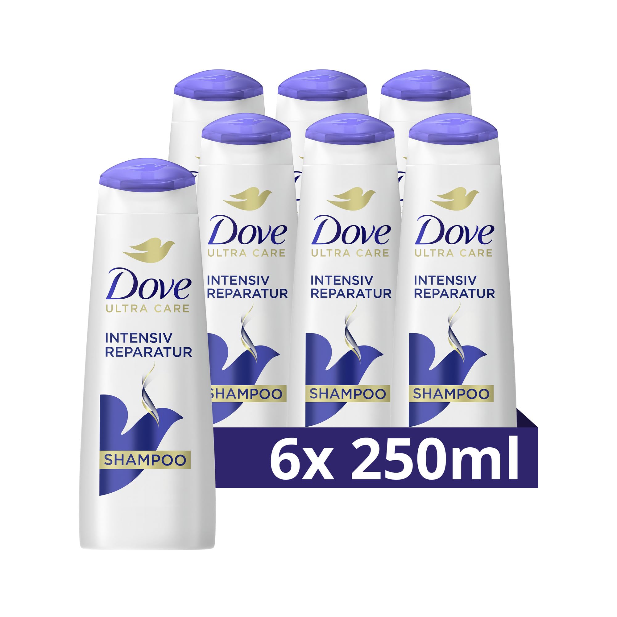 dove-shampoo-intensiv-reparatur-6x-250-ml-f-r-strapazierte-haare-mit-smart-repai image 1